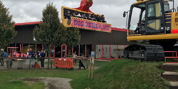 A well deserved day out at Diggerland